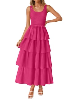 Foto 1 | Foto 1 | Vestido Midi Sin Mangas Zesica 2025 Summer Boho Para Mujer - Venta Internacional.