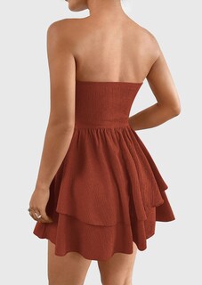 Foto 2 | Foto 2 | Vestido Prettygarden Para Mujer, Verano 2025, Sin Tirantes, Tubo, Tamaño Mini - Venta Internacional.