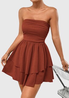 Foto 5 | Foto 5 | Vestido Prettygarden Para Mujer, Verano 2025, Sin Tirantes, Tubo, Tamaño Mini - Venta Internacional.