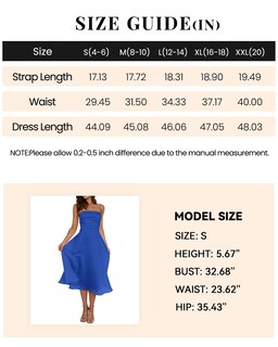 Foto 6 | Foto 6 | Vestido Prettygarden para Mujer de Verano Tirantes Finos Midi Azul - Venta Internacional