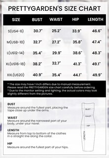 Foto 6 | Foto 6 | Vestido Midi Prettygarden 2025 De Verano Sin Mangas Con Pliegues Para Mujer - Venta Internacional.