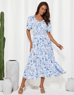 Foto 2 | Foto 2 | Vestido Grace Karin De Verano, Manga Corta, Fluido, Playa, Estilo Bohemio 2025 - Venta Internacional.