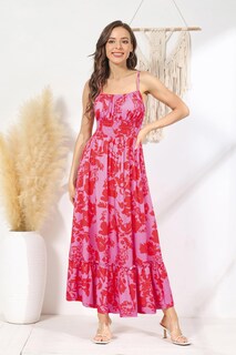 Foto 4 | Foto 4 | Vestido De Verano Grace Karin 2025, Casual, Sin Mangas, Fruncido, Escalonado - Venta Internacional.