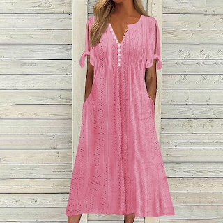 Foto 2 | Foto 2 | Vestido De Verano Genérico Con Hombros Descubiertos Y Cuello En V 2025 - Venta Internacional.