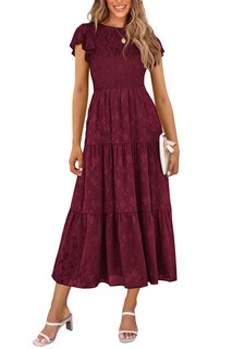 Foto 1 | Foto 1 | Vestido Midi Prettygarden Con Estampado Floral De Verano 2025 Para Mujer - Venta Internacional.