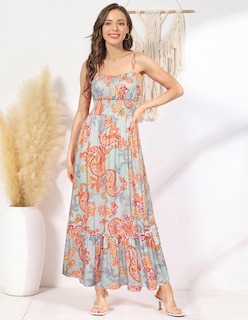 Foto 3 | Foto 3 | Vestido Grace Karin 2025, Maxi Casual, Floral, Azul, Talla S - Venta Internacional.