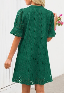 Foto 4 | Foto 4 | Minivestido Merokeety 2025 De Verano De Manga Corta Con Cuello En V Para Mujer - Venta Internacional.