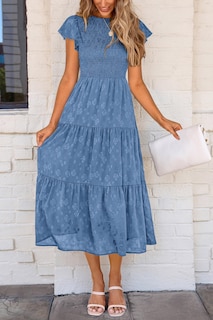 Foto 5 | Foto 5 | Vestido Midi Prettygarden Con Estampado Floral Para Verano 2025 Para Mujer - Venta Internacional.