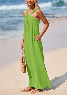 Foto 5 | Foto 5 | Vestido De Verano Prettygarden Para Mujer 2025 Con Tiras Holgadas, Verde - Venta Internacional.
