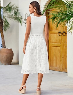Foto 3 | Foto 3 | Vestido Grace Karin 2025 Para Mujer Bordado En Primavera Blanco M - Venta Internacional.