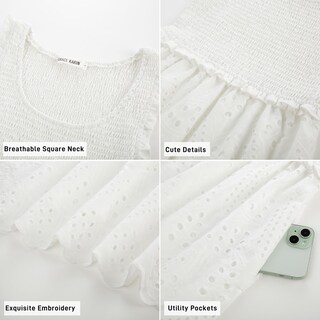 Foto 6 | Foto 6 | Vestido Grace Karin 2025 Para Mujer Bordado En Primavera Blanco M - Venta Internacional.