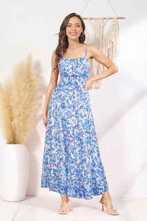 Foto 3 | Foto 3 | Vestido Grace Karin Para Mujer, Verano 2025, Sin Mangas, Línea A, Azul Xl - Venta Internacional.