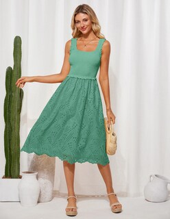 Foto 5 | Foto 5 | Vestido Grace Karin Easter Para Mujer, Casual, Verano, Verde Claro, Talla M - Venta Internacional.