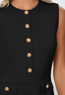 Foto 5 | Foto 5 | Vestido Merokeety Para Mujer, Formal, De Trabajo, Sin Mangas, Negro, Talla L - Venta Internacional.