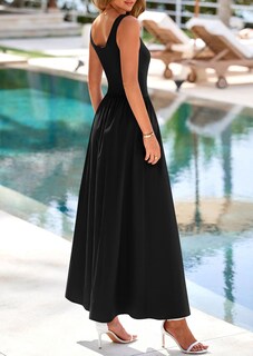 Foto 2 | Foto 2 | Vestido Prettygarden Para Mujer, De Verano, Sin Mangas, Estilo Aline Swing, Negro - Venta Internacional.