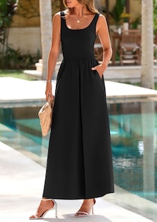 Foto 3 | Foto 3 | Vestido Prettygarden Para Mujer, De Verano, Sin Mangas, Estilo Aline Swing, Negro - Venta Internacional.