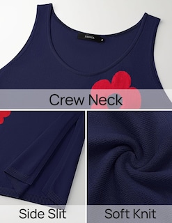 Foto 6 | Foto 6 | Vestido Zesica Summer Floral Knitt Bodycon Midi Navy Para Mujer - Venta Internacional.