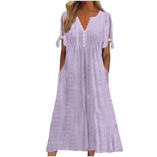 Foto 7 | Foto 7 | Vestido De Verano Genérico Con Hombros Descubiertos Y Cuello En V 2025 - Venta Internacional.
