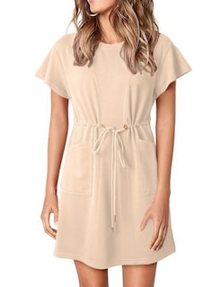 Foto 1 | Foto 1 | Vestido Evaless Camiseta Para Mujer Con Volantes De Manga Corta - Venta Internacional.