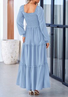 Foto 2 | Foto 2 | Vestido Largo Prettygarden Para Mujer, Estampado Primaveral, Con Bolsillos - Venta Internacional.