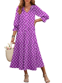 Foto 1 | Foto 1 | Vestido Largo Anrabess De Verano Para Mujer, Estilo Bohemio, Playa, Casual - Venta Internacional.