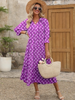 Foto 3 | Foto 3 | Vestido Largo Anrabess De Verano Para Mujer, Estilo Bohemio, Playa, Casual - Venta Internacional.