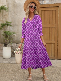 Foto 6 | Foto 6 | Vestido Largo Anrabess De Verano Para Mujer, Estilo Bohemio, Playa, Casual - Venta Internacional.