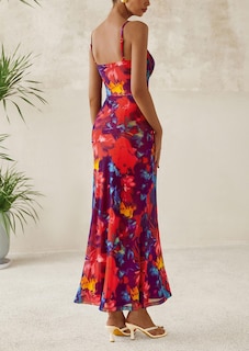 Foto 2 | Foto 2 | Vestido Largo Prettygarden Para Mujer, Ajustado Con Estampado Floral, Verano 2025 - Venta Internacional.