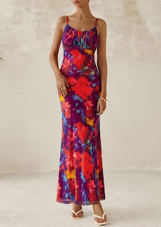 Foto 3 | Foto 3 | Vestido Largo Prettygarden Para Mujer, Ajustado Con Estampado Floral, Verano 2025 - Venta Internacional.