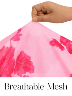 Foto 5 | Foto 5 | Vestido Merokeety Ajustado Floral De Verano Para Mujer, Color Rosa Oscuro, Talla L - Venta Internacional.