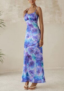 Foto 2 | Foto 2 | Vestido Largo Prettygarden Para Mujer, Ajustado Con Estampado Floral, Verano 2025 - Venta Internacional.