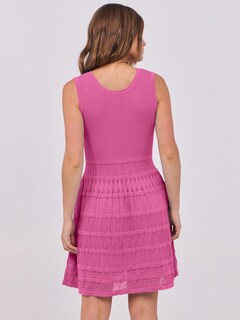 Foto 4 | Foto 4 | Minivestido De Verano Anrabess Sin Mangas De Punto Sin Mangas Rosa Intenso - Venta Internacional.
