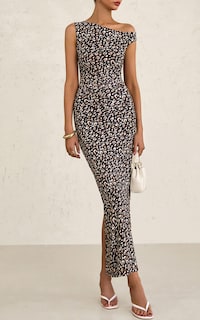 Foto 3 | Foto 3 | Vestido De Verano Prettygarden Con Hombros Descubiertos Y Estampado Floral Para Mujer - Venta Internacional.