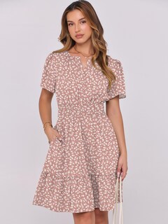 Foto 2 | Foto 2 | Vestido Anrabess 2025 Casual De Verano Con Cuello En V Y Manga Corta Para Mujer - Venta Internacional.