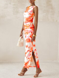 Foto 5 | Foto 5 | Vestido Maxi Ajustado De Malla Floral Para Mujer Mascomoda, Ajustado, De Verano - Venta Internacional.