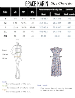 Foto 5 | Foto 5 | Vestido Midi Grace Karin Con Estampado Floral Y Volantes Escalonados, Manga Corta Y Cuello En V - Venta Internacional.