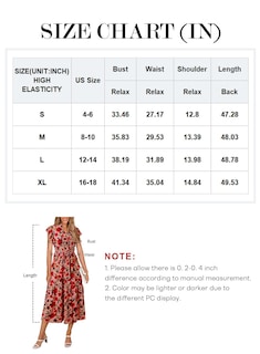 Foto 4 | Foto 4 | Vestido Largo Blencot Para Mujer, Estampado Floral De Verano, Cuello En V, P120 - Venta Internacional.