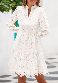 Foto 6 | Foto 6 | Vestido Prettygarden Para Mujer, Primavera 2025, Manga Larga, Cuello En V - Venta Internacional.