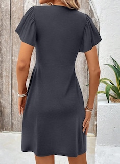 Foto 2 | Foto 2 | Vestido Acelit Casual Fashion 2025 Summer Twist Front Grey - Venta Internacional.