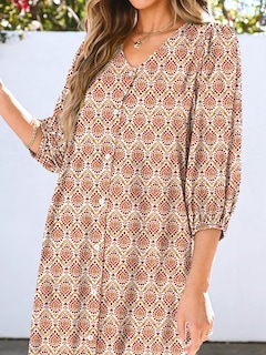 Foto 5 | Foto 5 | Vestido Largo Anrabess Boho Summer 2025 Con Mangas Abullonadas Y Cuello En V - Venta Internacional.