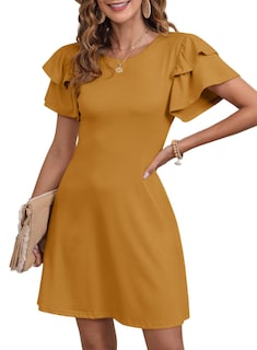 Foto 1 | Foto 1 | Vestido Dokotoo Summer 2025 Con Volantes De Manga Corta Para Mujer - Venta Internacional.