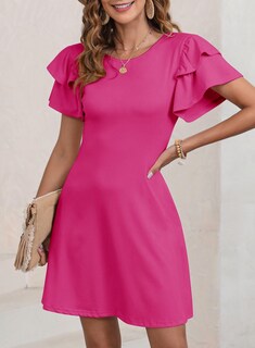 Foto 2 | Foto 2 | Vestido Dokotoo, Bonito, Verano, Primavera 2025, Manga Corta Con Cordón - Venta Internacional.