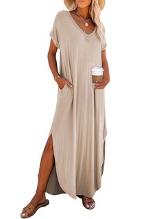 Foto 1 | Foto 1 | Vestido Largo Dokotoo, Casual, Vacaciones De Verano, Resort, Talla Grande - Venta Internacional.