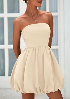 Foto 4 | Foto 4 | Vestido Prettygarden Bubble Mini 2025 Summer Apricot Xl Para Mujer - Venta Internacional.