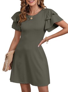 Foto 1 | Foto 1 | Vestido Dokotoo 2025 Con Volantes De Verano Y Mangas Para Mujer - Venta Internacional.