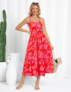 Foto 4 | Foto 4 | Vestido Largo Sin Mangas Con Estampado Floral Grace Karin 2025 De Sundresses - Venta Internacional.