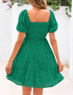 Foto 2 | Foto 2 | Vestido Prettygarden Para Mujer, De Verano, Con Hombros Descubiertos, Verde, Xxl - Venta Internacional.