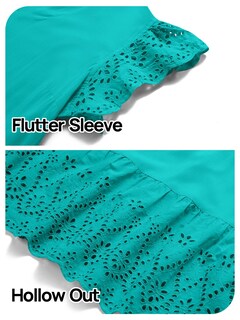 Foto 5 | Foto 5 | Vestido Merokeety Vestido Midi De Manga Corta De Verano 2025 Para Mujer - Venta Internacional.