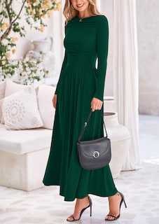 Foto 7 | Foto 7 | Vestido Largo Prettygarden Para Mujer, Primavera 2025, Manga Larga - Venta Internacional.