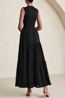 Foto 2 | Foto 2 | Vestido De Verano Prettygarden 2025, Camiseta Sin Mangas Con Ojales, Maxi Con Bolsillos - Venta Internacional.